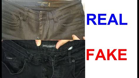 dolce and gabbana jeans real or fake